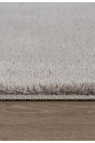 Vl Comfort Peluş Halı Kahverengi Düz Saçaklı-Kahverengi Düz Saçak - 7