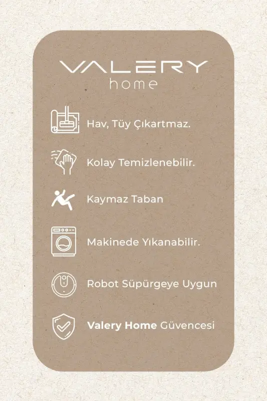 Vl Comfort Плюшевый Ковер Коричневый Оверлок-Коричневый - 6