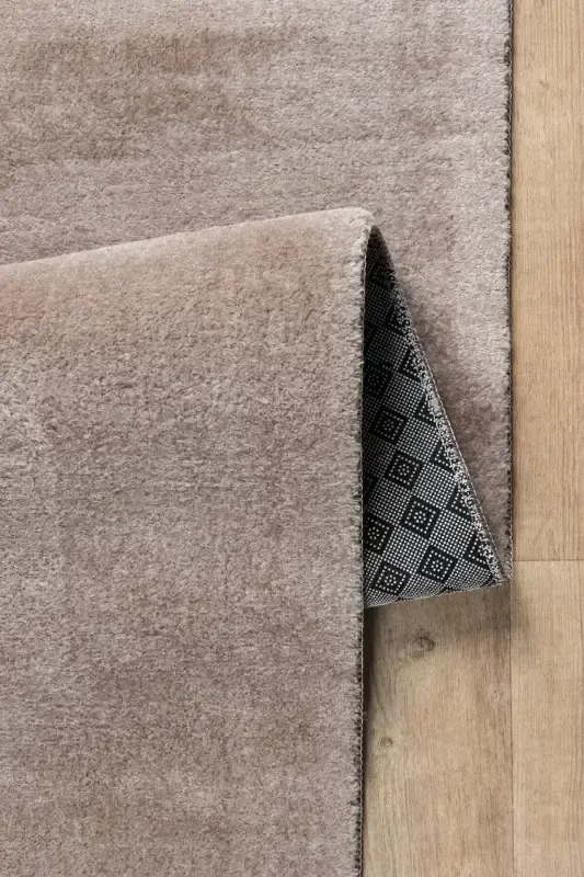 Vl Comfort Плюшевый Ковер с Понпонами и Бахромой Коричневый-Коричневый с Понпонами и Бахромой - 4