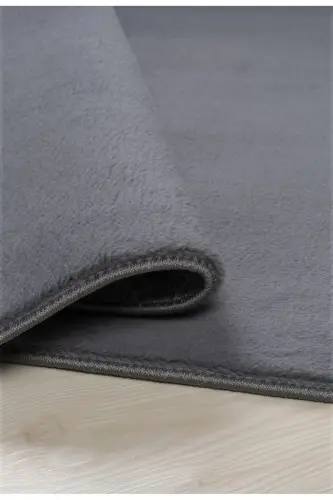 Vl Comfort Plush Carpet Anthracite Overlocked-ANTHRACITE - 5