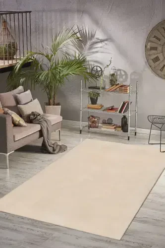 Vl Comfort Plush Carpet Beige Fringeless-Beige Fringeless - VALERY HOME (1)