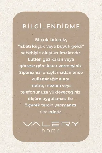 Vl Comfort Ponpon Saçaklı Peluş Düz Yolluk Kahverengi-Kahverengi Ponpon Saçak - 4