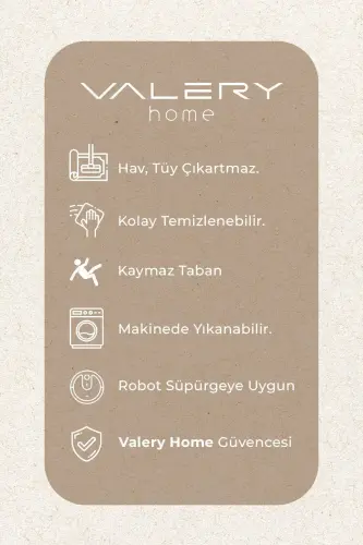 Vl Comfort Ponpon Sochli Paxmoq Gilam Oq-Oq - 7