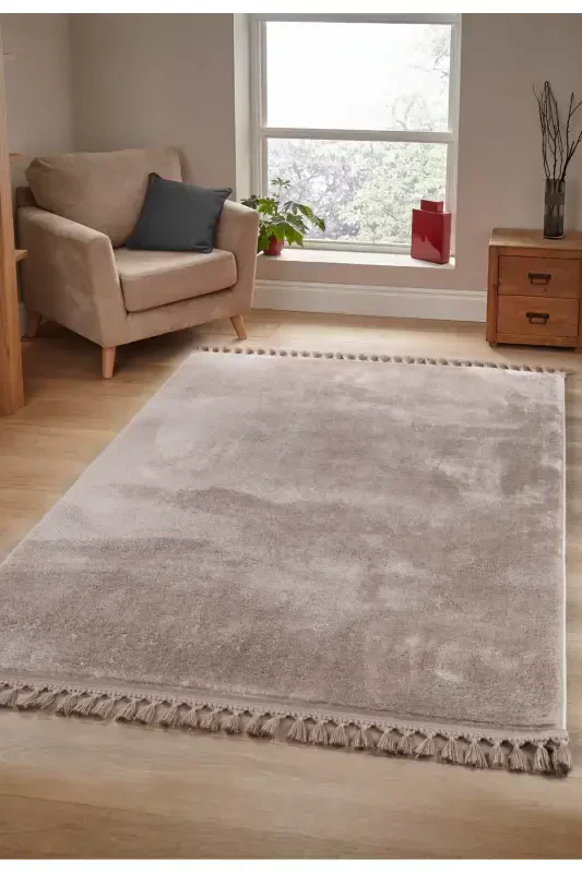 Vl Comfort Ponpon Sochli Paxmoq Post Gilam Jigarrang-Jigarrang P.Sochli - 3