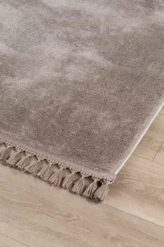 Vl Comfort Tassel Fringe Plush Rug Brown-Brown P.Tassel - 2