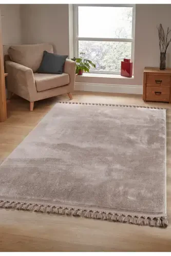 Vl Comfort Tassel Fringe Plush Rug Brown-Brown P.Tassel - 3