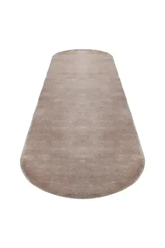 Vl Oval Comfort Overlock Plush Carpet Brown - 5