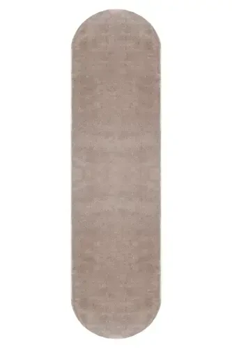 Vl Oval Comfort Оверлочный Плюшевый Ковер Коричневый - 4