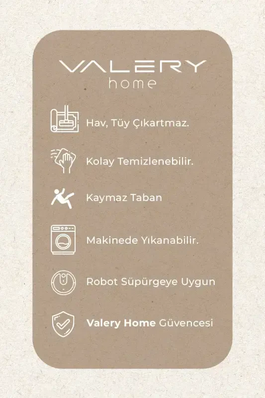 Vl Oval Comfort Плюшевый Ковер с Бахромой и Помпонами Коричнево-Коричневый Овальный с Бахромой и Помпонами - 5