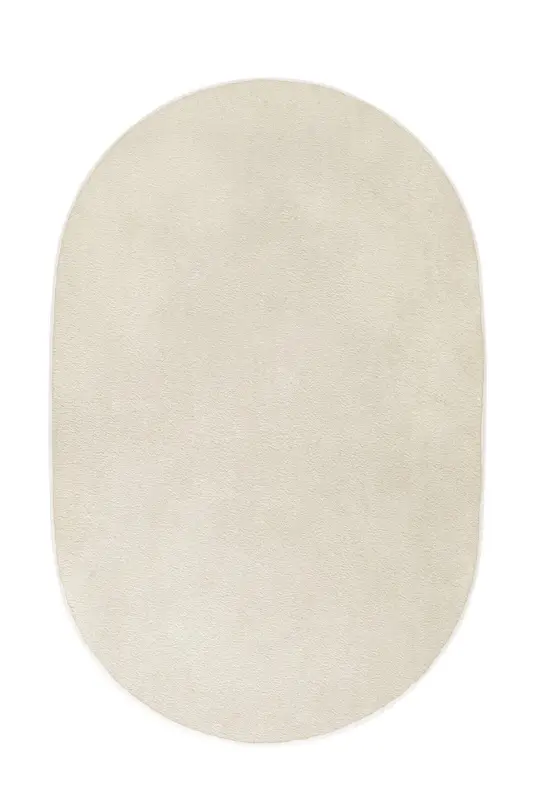 Vl Oval Comfort Puffy Ковер Плюшевый Без Бахромы Экрю-Без Бахромы Экрю - 2