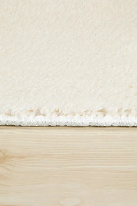 Vl Oval Comfort Puffy Sochoksiz Peluş Gilam Ekru-Sochoksiz Ekru - 4