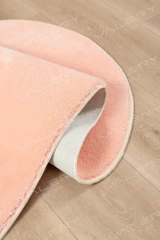 Vl Yıkanabilir Peluş Seccade Overloklu Namazlık Pembe - Pembe - 3