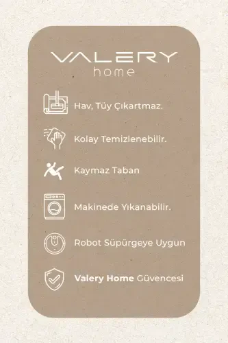 Vl Yuvarlak Comfort Düz Saçaklı Peluş Halı Kahverengi-Kahverengi Daire Düz Saçak - 4