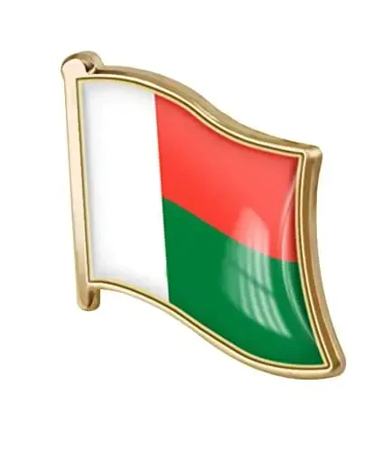 vmcoatdu Country Flag Pin Badge International Travel Brooch Metal Alloy Souvenir Pin for Hat Clothes Backpack - 1