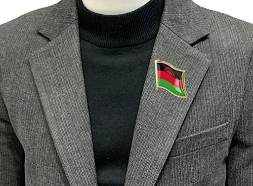 vmcoatdu Country Flag Pin Badge International Travel Brooch Metal Alloy Souvenir Pin for Hat Clothes Backpack - 2