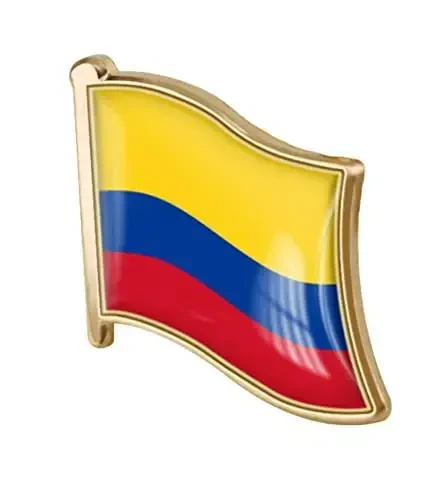 vmcoatdu Country Flag Pin Badge International Travel Brooch Metal Alloy Souvenir Pin for Hat Clothes Backpack 