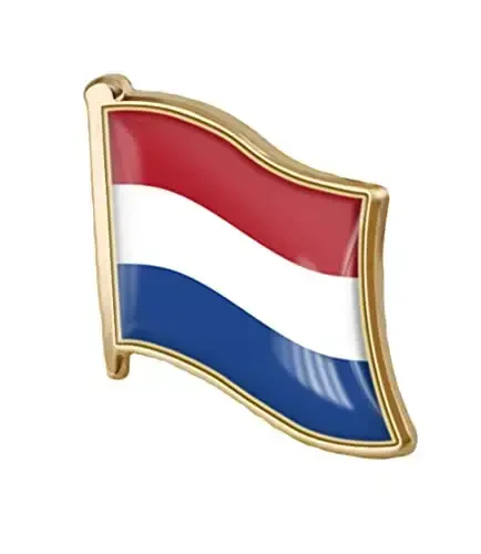 vmcoatdu Country Flag Pin Badge International Travel Brooch Metal Alloy Souvenir Pin for Hat Clothes Backpack - 1