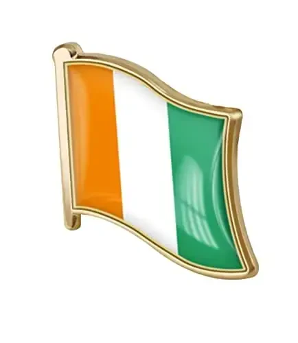 vmcoatdu Country Flag Pin Badge International Travel Brooch Metal Alloy Souvenir Pin for Hat Clothes Backpack - 1