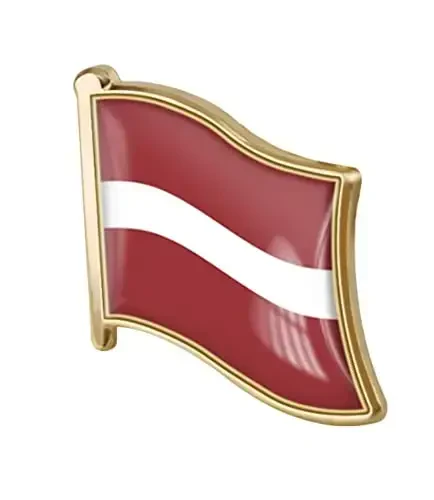 vmcoatdu Country Flag Pin Badge International Travel Brooch Metal Alloy Souvenir Pin for Hat Clothes Backpack 