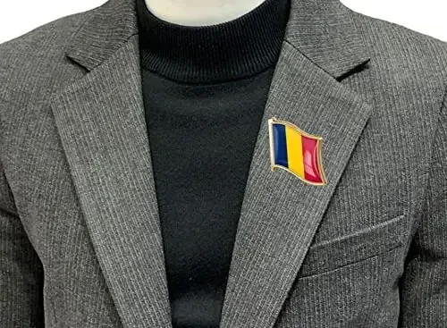 vmcoatdu Country Flag Pin Badge International Travel Brooch Metal Alloy Souvenir Pin for Hat Clothes Backpack - 2