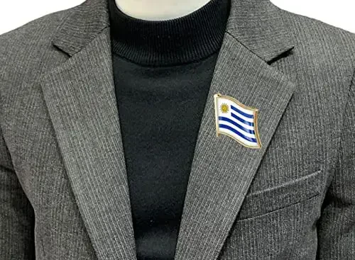 vmcoatdu Country Flag Pin Badge International Travel Brooch Metal Alloy Souvenir Pin for Hat Clothes Backpack - 2