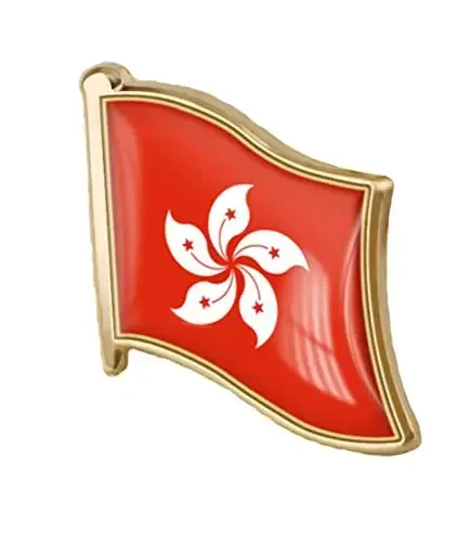 vmcoatdu Country Flag Pin Badge International Travel Brooch Metal Alloy Souvenir Pin for Hat Clothes Backpack - VMCOATDU