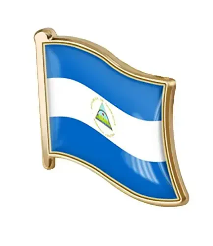 vmcoatdu Country Flag Pin Badge International Travel Brooch Metal Alloy Souvenir Pin for Hat Clothes Backpack - VMCOATDU