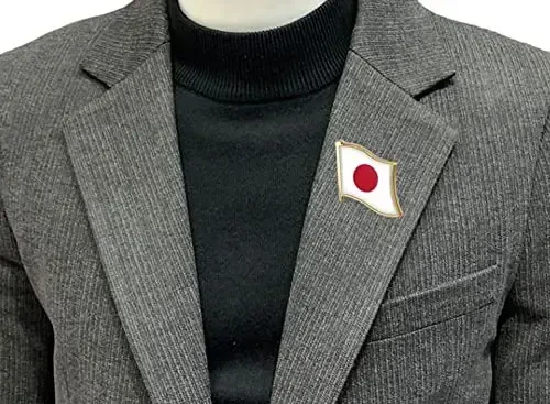 vmcoatdu Country Flag Pin Badge International Travel Brooch Shlyapa Kiyim Ryukzak uchun metall qotishma suvenir pin - 2