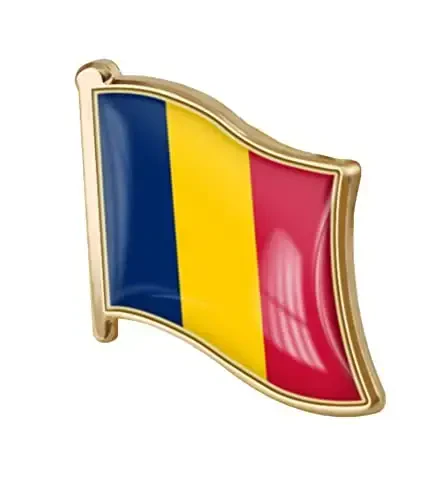 vmcoatdu Country Flag Pin Badge International Travel Brooch Metal Alloy Souvenir Pin for Hat Clothes Backpack - 1