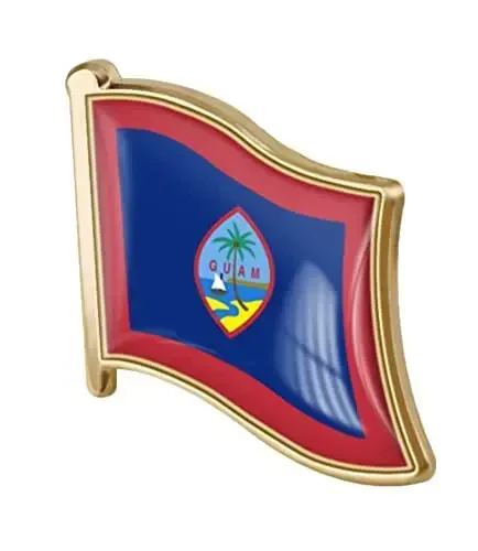 vmcoatdu Country Flag Pin Badge International Travel Brooch Metal Alloy Souvenir Pin for Hat Clothes Backpack 