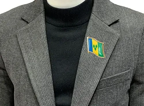 vmcoatdu Country Flag Pin Badge International Travel Brooch Metal Alloy Souvenir Pin for Hat Clothes Backpack - VMCOATDU (1)