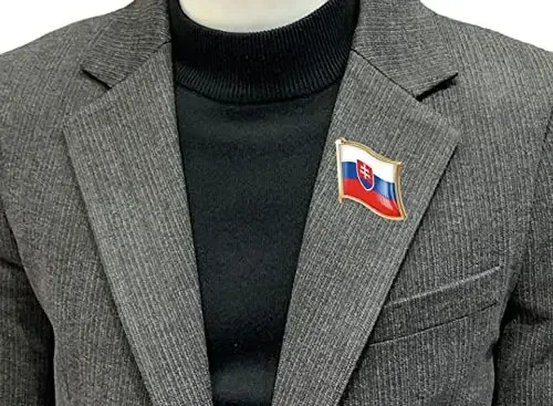 vmcoatdu Country Flag Pin Badge International Travel Brooch Metal Alloy Souvenir Pin for Hat Clothes Backpack - 2