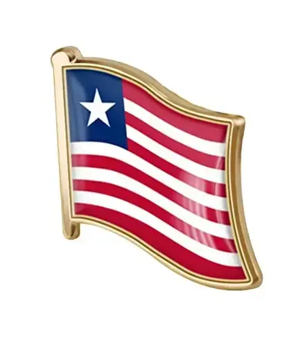 vmcoatdu Country Flag Pin Badge International Travel Brooch Metal Alloy Souvenir Pin for Hat Clothes Backpack 