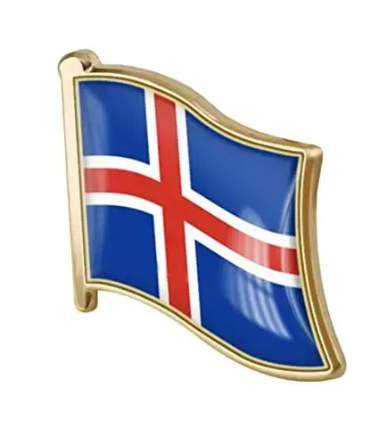 vmcoatdu Country Flag Pin Badge International Travel Brooch Metal Alloy Souvenir Pin for Hat Clothes Backpack - VMCOATDU