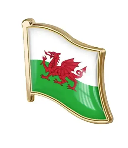 vmcoatdu Country Flag Pin Badge International Travel Brooch Metal Alloy Souvenir Pin for Hat Clothes Backpack 