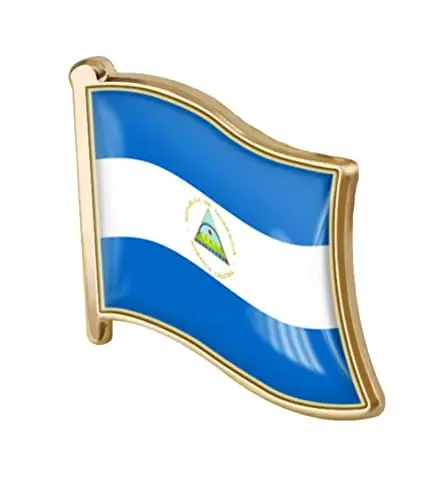 vmcoatdu Country Flag Pin Badge International Travel Brooch Metal Alloy Souvenir Pin for Hat Clothes Backpack - 1