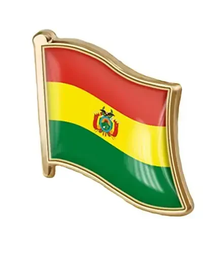 vmcoatdu Country Flag Pin Badge International Travel Brooch Metal Alloy Souvenir Pin for Hat Clothes Backpack - VMCOATDU