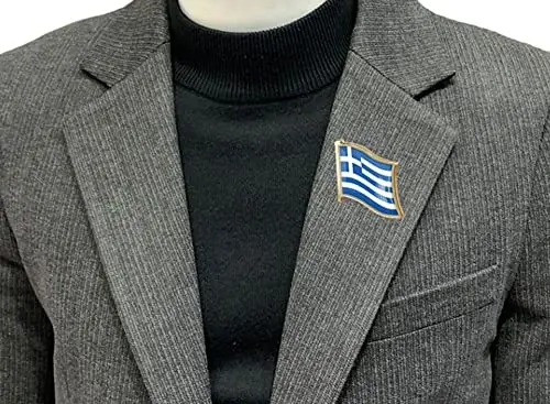 vmcoatdu Country Flag Pin Badge International Travel Brooch Metal Alloy Souvenir Pin for Hat Clothes Backpack - 2