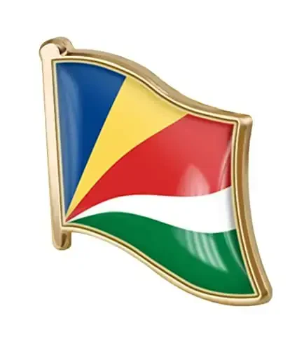 vmcoatdu Country Flag Pin Badge International Travel Brooch Metal Alloy Souvenir Pin for Hat Clothes Backpack - 1