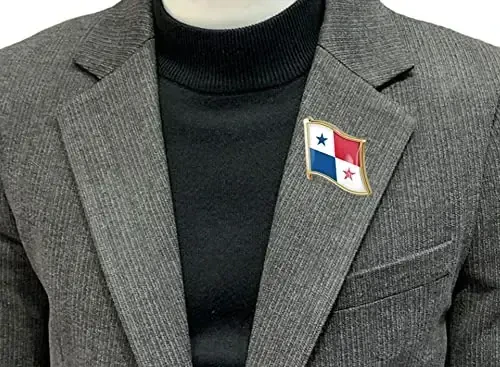 vmcoatdu Country Flag Pin Badge International Travel Brooch Metal Alloy Souvenir Pin for Hat Clothes Backpack - 2