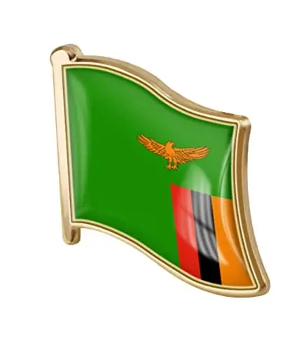 vmcoatdu Country Flag Pin Badge International Travel Brooch Metal Alloy Souvenir Pin for Hat Clothes Backpack - 1