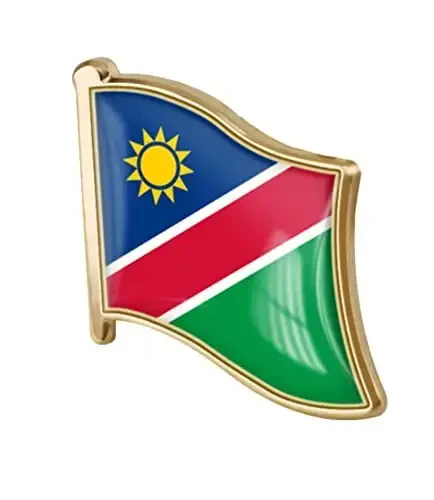 vmcoatdu Country Flag Pin Badge International Travel Brooch Metal Alloy Souvenir Pin for Hat Clothes Backpack 