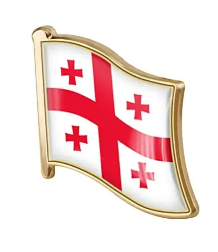 vmcoatdu Country Flag Pin Badge International Travel Brooch Metal Alloy Souvenir Pin for Hat Clothes Backpack - VMCOATDU