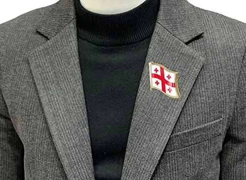 vmcoatdu Country Flag Pin Badge International Travel Brooch Metal Alloy Souvenir Pin for Hat Clothes Backpack - 2