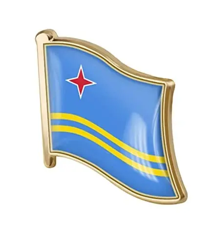 vmcoatdu Country Flag Pin Badge International Travel Brooch Metal Alloy Souvenir Pin for Hat Clothes Backpack - 1