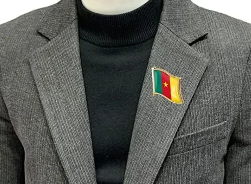 vmcoatdu Country Flag Pin Badge International Travel Brooch Metal Alloy Souvenir Pin for Hat Clothes Backpack - 2