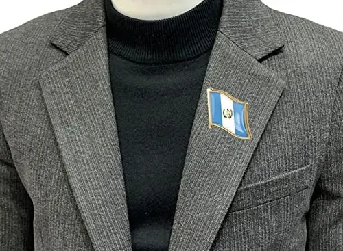 vmcoatdu Country Flag Pin Badge International Travel Brooch Metal Alloy Souvenir Pin for Hat Clothes Backpack - 2