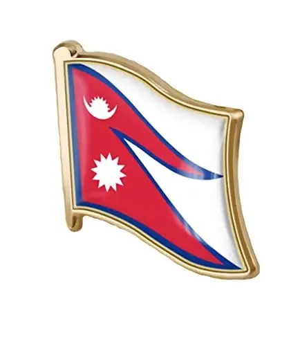 vmcoatdu Country Flag Pin Badge International Travel Brooch Metal Alloy Souvenir Pin for Hat Clothes Backpack - 1