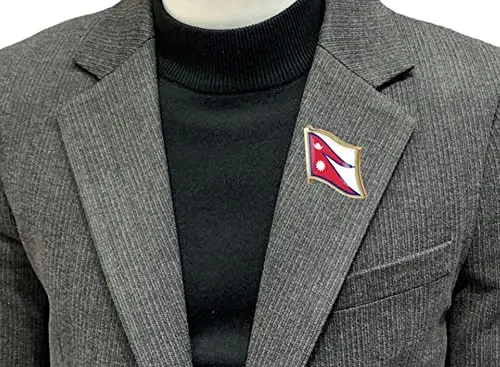 vmcoatdu Country Flag Pin Badge International Travel Brooch Metal Alloy Souvenir Pin for Hat Clothes Backpack - 2