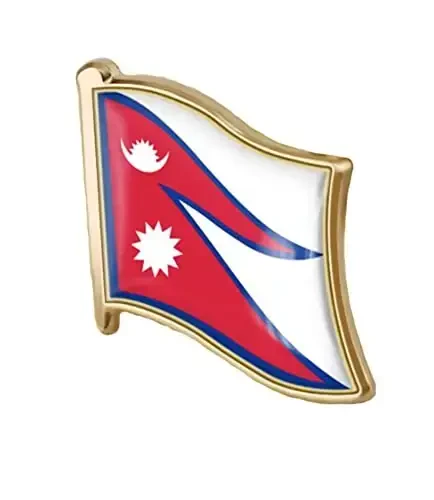 vmcoatdu Country Flag Pin Badge International Travel Brooch Metal Alloy Souvenir Pin for Hat Clothes Backpack 